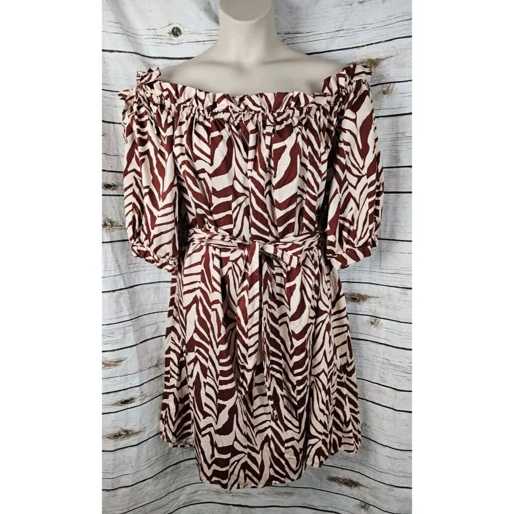 SOLD>>>Eloquii Elements Animal Print Dress
